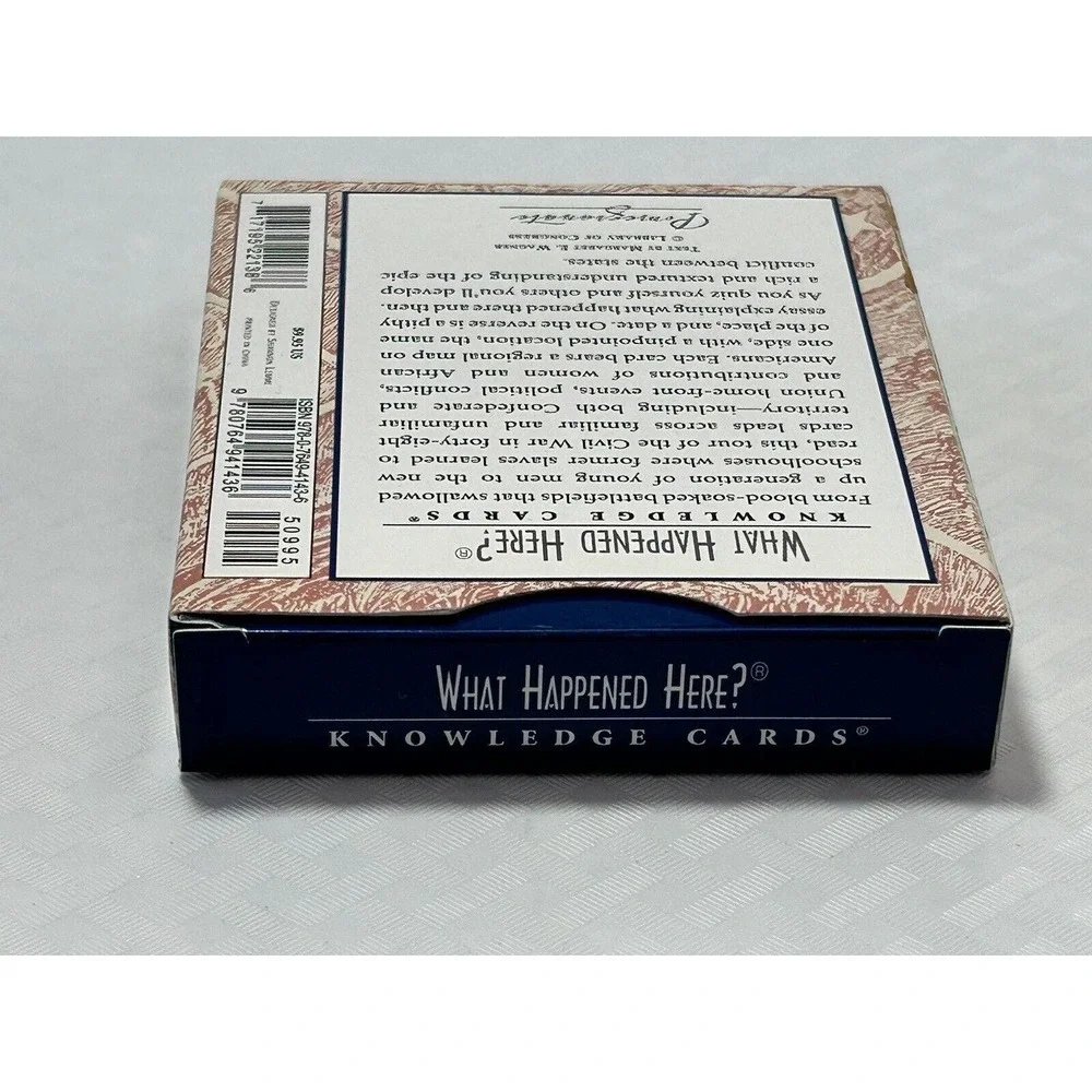 What Happened Here- The Civil War Knowledge Cards (48 Card Deck) Margaret Wagner